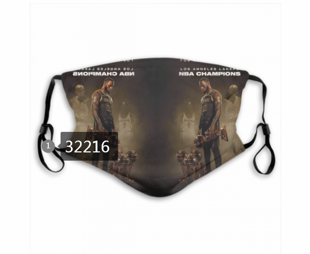 NBA 2020 Los Angeles Lakers8 Dust mask with filter